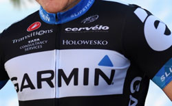 The shirt of the 2011 Garmin-Cervélo team