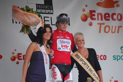 De winnaar van het puntenklassement van de Eneco Tour 2008 : Jurgen Roelandts, Belgisch kampioen