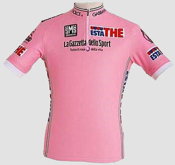 The new 2009 Giro pink jersey