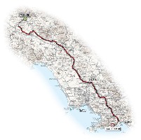 09 - Frosinone > Cava De' Tirreni - route