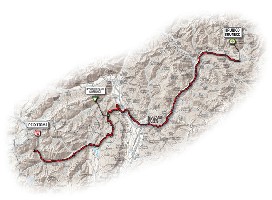 17 - Brunico > Peio Terme - route