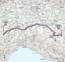 02 - Alba > Parma - stage route