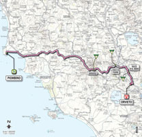 05 - Piombino > Orvieto - stage route