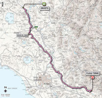 06 - Orvieto > Fiuggi Terme - stage route