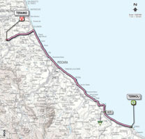 10 - Termoli > Teramo - stage route