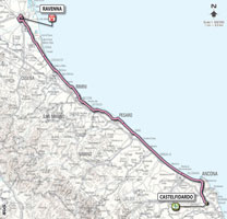 12 - Castelfidardo > Ravenna - stage route