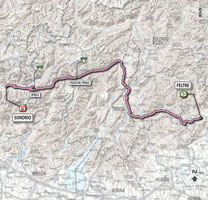 17 - Feltre > Sondrio - stage route