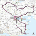 Kaart 3de etappe Giro d'Italia 2012