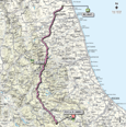 Carte 7me tape Giro d'Italia 2012