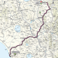 Kaart 10de etappe Giro d'Italia 2012