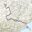 Map 13th stage Giro d'Italia 2012