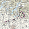Kaart 15de etappe Giro d'Italia 2012