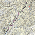 Map 16th stage Giro d'Italia 2012