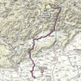 Map 18th stage Giro d'Italia 2012
