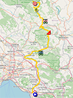 Le parcours de la dixième étape du Tour d'Italie 2024