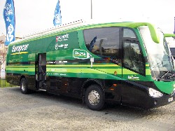 De bus van Team Europcar