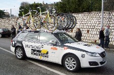The car of the Bretagne-Schuller team