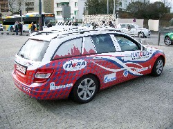 The car of the Katusha team