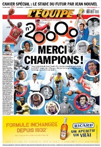 Het nummer 20.000 van L'Equipe