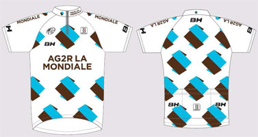 Le maillot de l'équipe AG2R La Mondiale