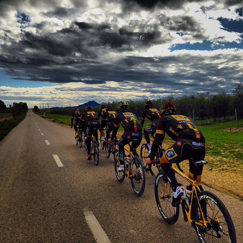 Looming thunderclouds – taken during the Mallorca training by MTN-Qhubeka's rider Martin Reimer
