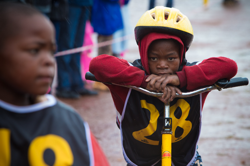 At the start line - a future champion? 