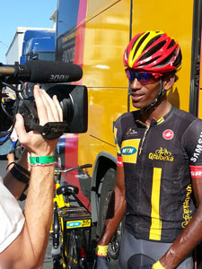 Eritrean Daniel Teklehaimanot generated lots of publicity for MTN-Qhubeka, both on and off the bike