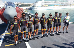 Team MTN-Qhubeka at Cadiz Team MTN-Qhubeka at Cadiz