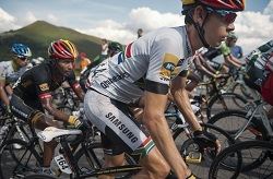 Merhawi Kudus with Louis Meintjes at the 2014 Vuelta - © Ilona Kamps