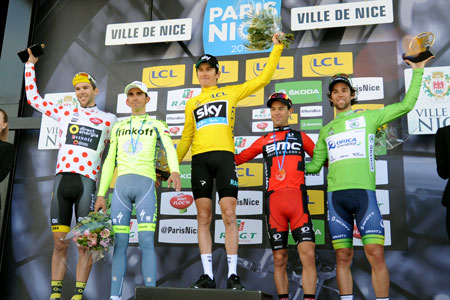 Le podium de Paris-Nice 2016 - © A.S.O. / G. Demouveaux