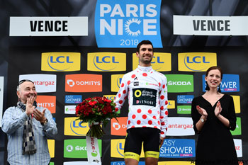 Fabien Grellier en maillot à pois - © ASO/Alex BROADWAY