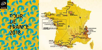 The Tour de France 2018 race route has been presented: food for recognition!