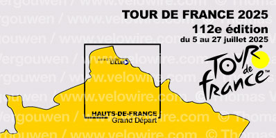 Le Grand Dpart du Tour de France 2025 dans la rgion Hauts-de-France, avec la Mtropole Europenne de Lille comme point de dpart
