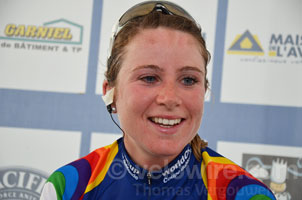 Terugblik op de Grand Prix Plouay dames - video finish en interviews