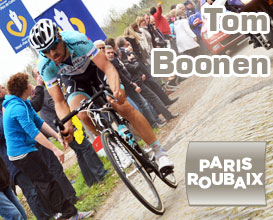 Tom Boonen vainqueur en solitaire sur Paris-Roubaix 2012 : une 4me !