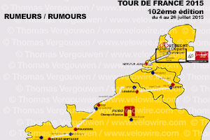 Tour de France 2015 : les rumeurs sur le parcours et les villes tapes !