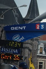 the finish in Ghent