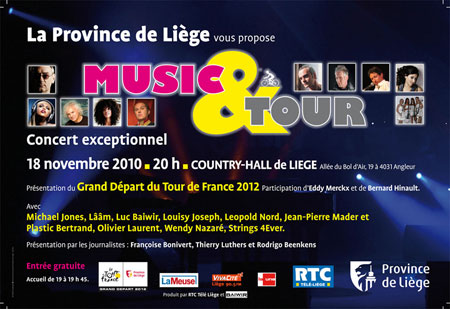 Liège : concert Music & Tour