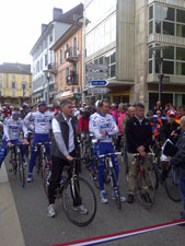 L'quipe FDJ-BigMat sur la ligne de dpart