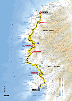 map 3rd stage Tour de France 2013 -  ASO