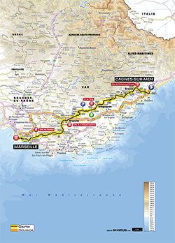 map 5th stage Tour de France 2013 -  ASO