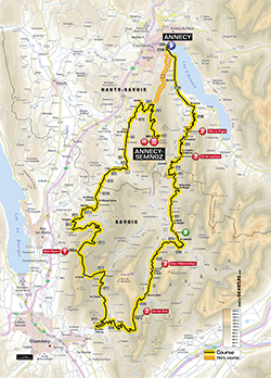 map 20th stage Tour de France 2013 - © ASO