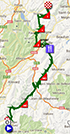 La carte du parcours de la dix-neuvime tape du Tour de France 2013 sur Google Maps