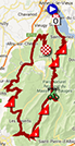 La carte du parcours de la vingtime tape du Tour de France 2013 sur Google Maps