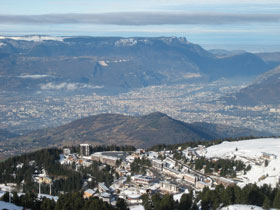 Vue sur Chamrousse et Grenoble -  Stefan Schulz, licence Creative Commons