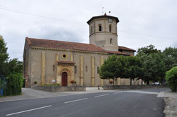 At the start, the riders will pass in front of the Saint-Martin church in Maubourguet -  Christopher O'Byrne, Creative Commons licence