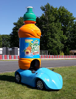 De elektrische auto van Fruit Shoot - © Fruit Shoot