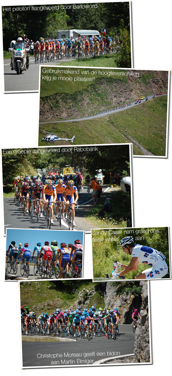25 juli 2007 - Orthez > Gourette - Col d Aubisque : een dag met France Télévisions - Barloworld, Rabobank, Sandy Casar, Christophe Moreau & Martin Elmiger