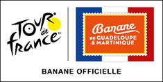 La banane de Guadeloupe et Martinique - banane officielle du Tour de France