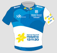 Het shirt van de winnaar van de Cancer Council Classic